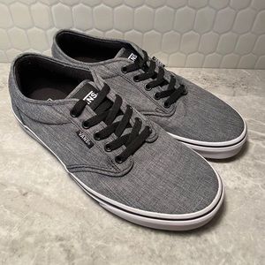 gray Vans sneakers